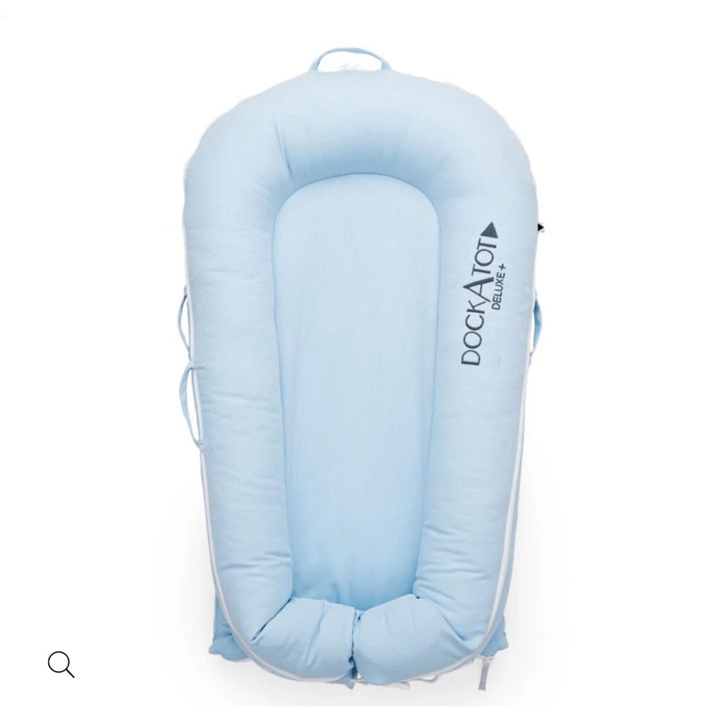 DockAtot Deluxe Cover Gray and Baby Blue with little use